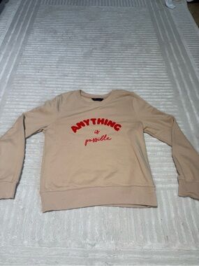 Marks & Spencer Anything is Possible graphic sweatshirt pullover fleece size 8